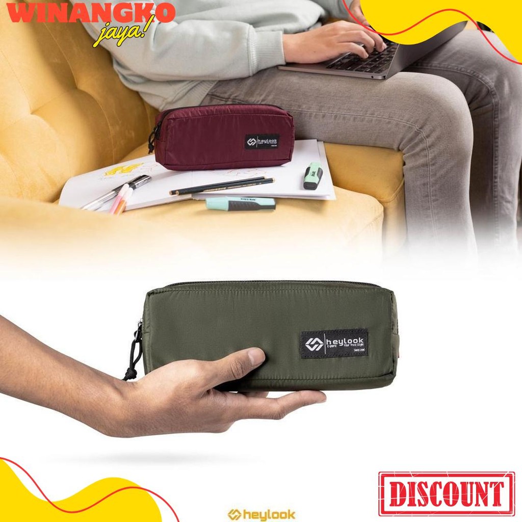 

Heylook Official - Tempat Pensil Nami Kotak Pensil Simple Pencil Case Kostak Anak Atk Sekolah Kuliah Kantor Kerja Diskon