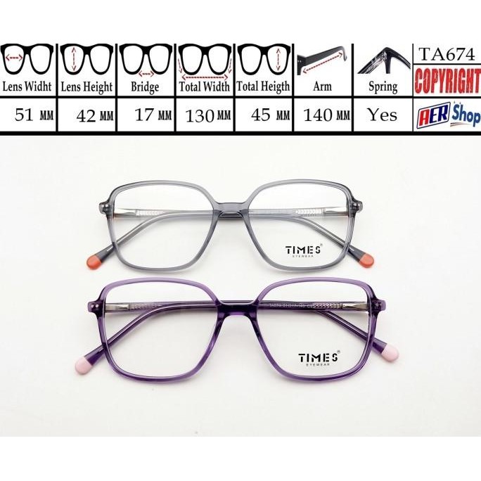 new  kacamata original TIMES frame kacamata minus korea unisex