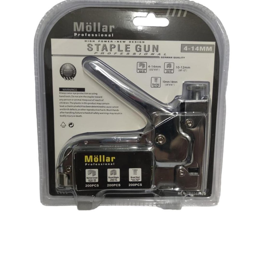 

Gun Tacker Alat Staples Dan Paku Tembak 3In1 / Staple Gun Mollar 4-14Mm / Stapler Tembak Manual Terlaris! Produk Ini Banyak Dicari