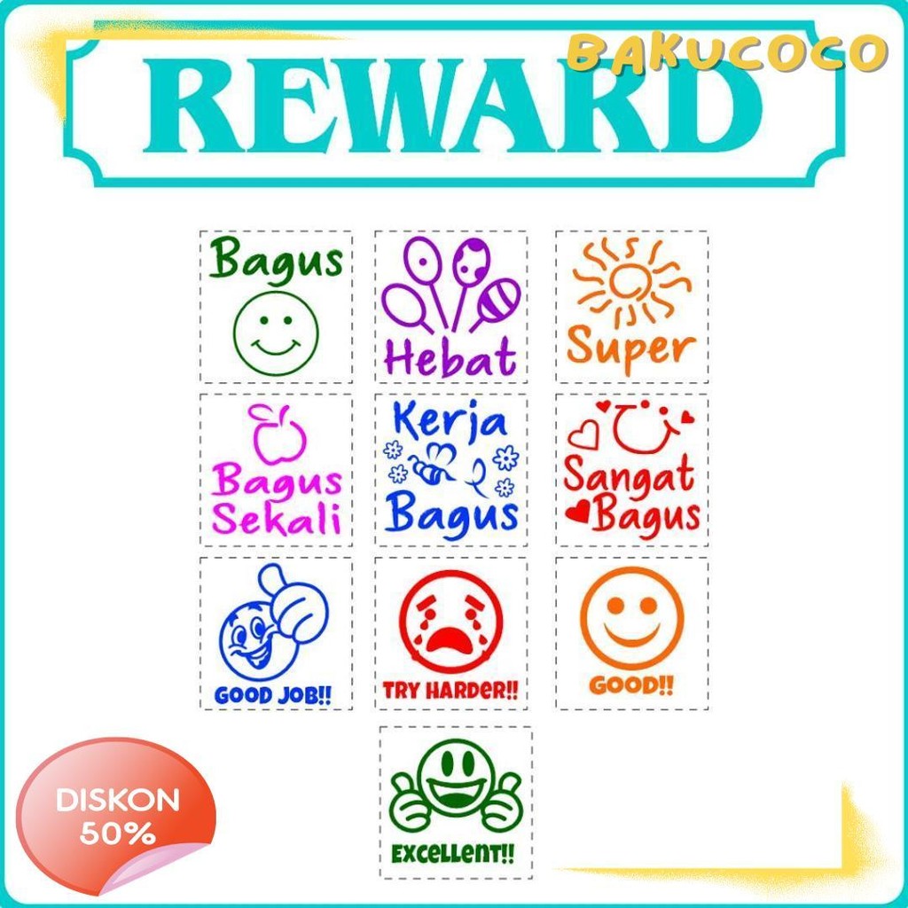 

Stempel Nilai Guru / Penilaian / Koreksi / Checked / Reward Siswa Murid Sekolah Terlengkap Dan Termurah