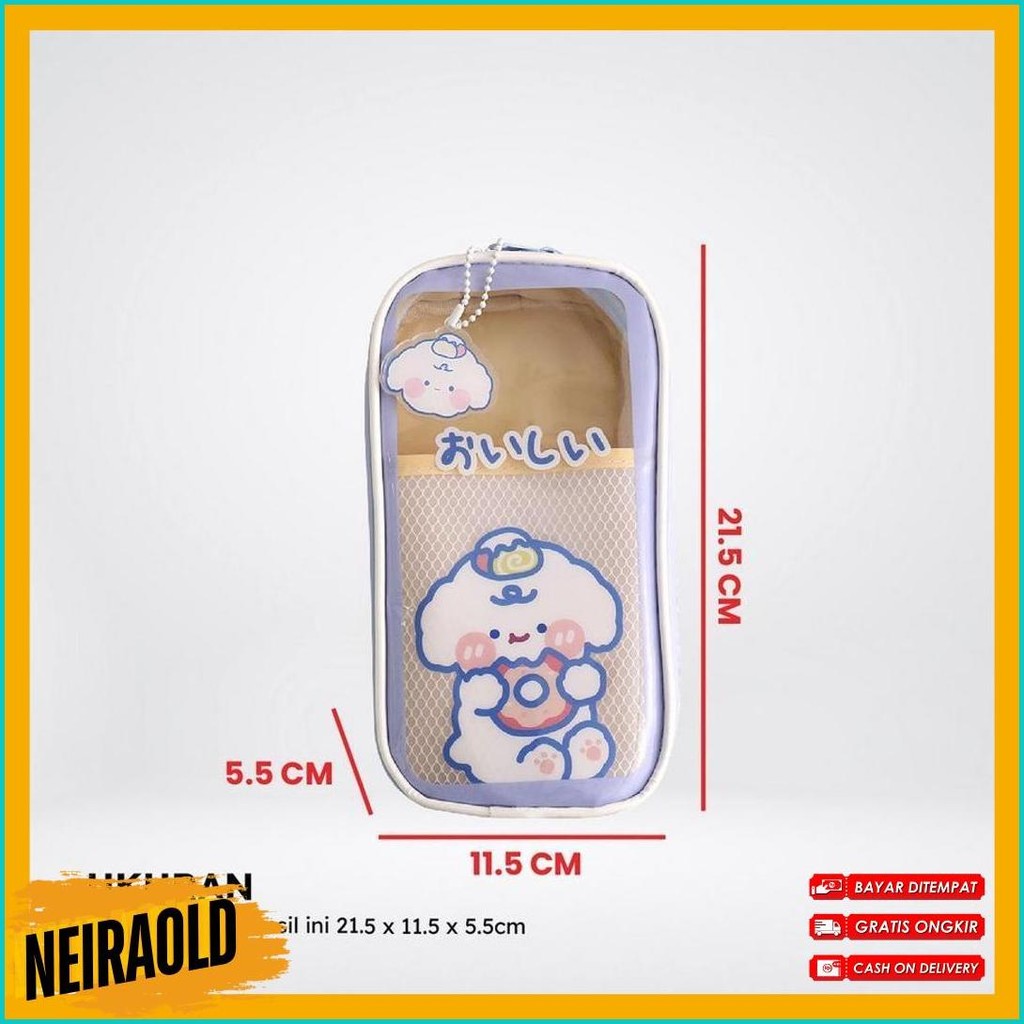 

Pencil Case Tempat Pensil Anak Transparan Motif Kartun Korean Style / Tempat Alat Tulis Perlengkapan Sekolah Multifungsi/TempatPulpen Bunda A61 Flash Sale! Diskon Hingga 70%