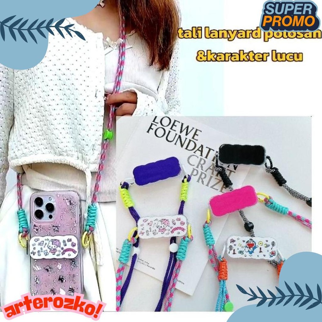 

(Terbaru) Tali Lanyard Motif Warna Warni Universal Flash Sale Diskon Setengah Harga