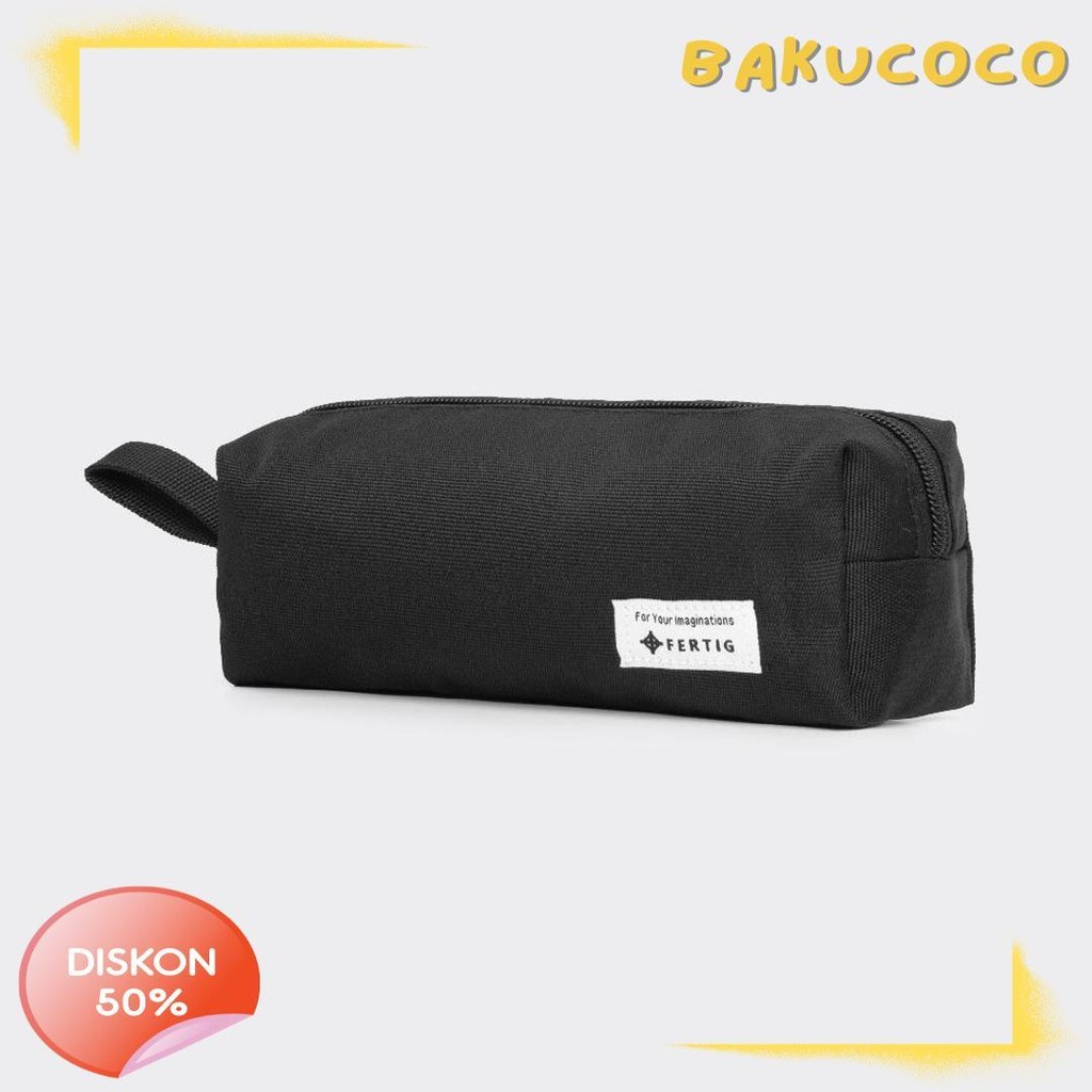 

Fertig - Melbi Black - Pencil Case - Tempat Kotak Pensil - Cocok Untuk Perlengkapan Sekolah/Kantor Diskon