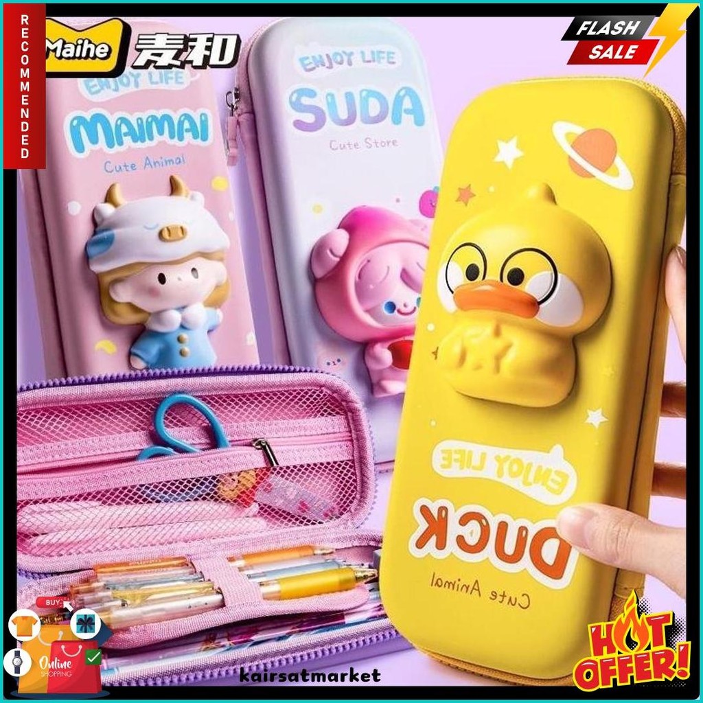 

Tempat Pensil 3D Squishy Anak Sekolah Bahan Eva Kotak Alat Tulis Timbul Hardcase Terlaris! Produk Ini Banyak Dicari
