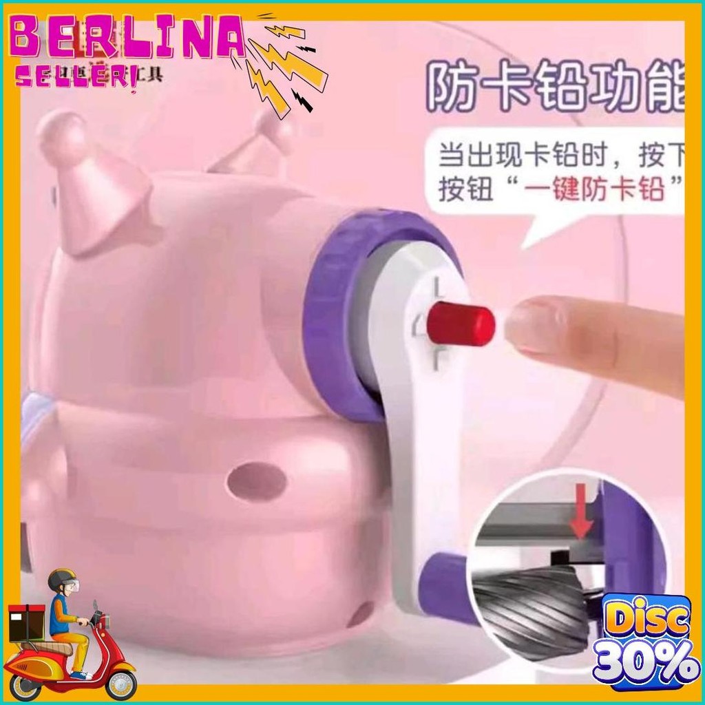 

Serutan Pencil Kuromi/ Rautan Kuromi/ Rautan Pensil/ Shapener Kuromi/ Serutan Pensil Putar Diskon Setengah Harga