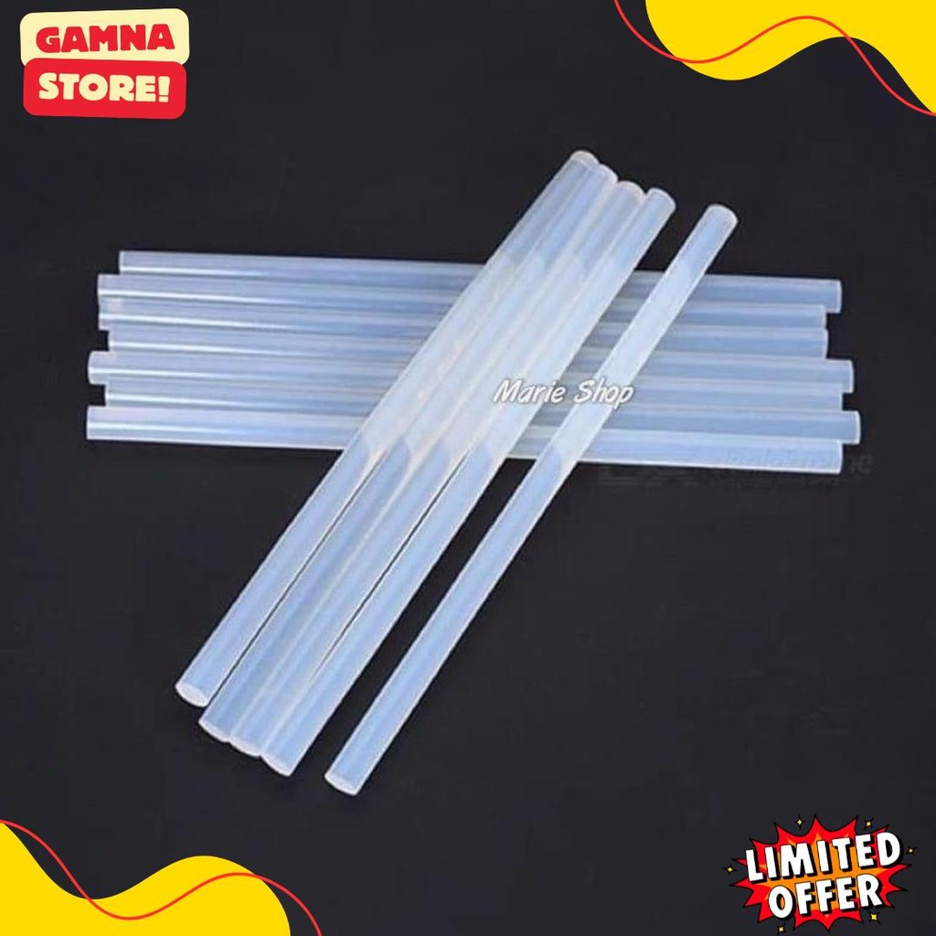 

100 Pc Isi Lem Tembak Refill Glue Stick - Lem Lilin Stick Bakar Perekat Kerajinan Tangan Multifungsi Lem Bakar Terlengkap Dan Termurah