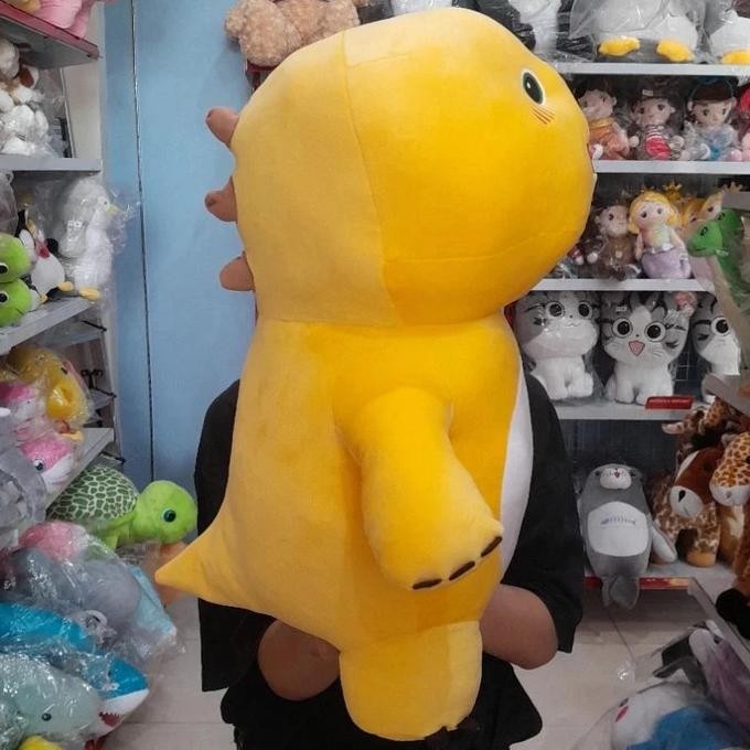 BIG SALE SIMKO TOYS - BONEKA DINO NALOONG JUMBO UKURAN 65 CM BONEKA DINO KUNING BONEKA DINO NAILONG 
