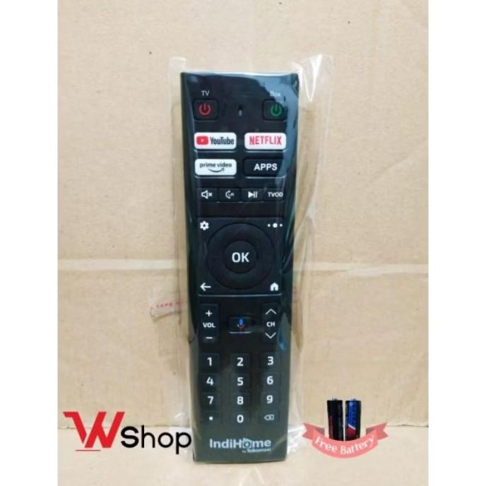 REMOT SMART TV/ STB ANDROID BOX VOICE INDIHOME ORIGINAL 1204T