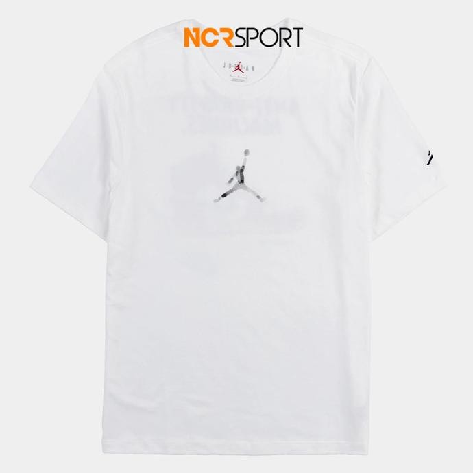 Baju Basket Air Jordan Anti Gravity Gfx Tee White Original Fd7029-100 Co
