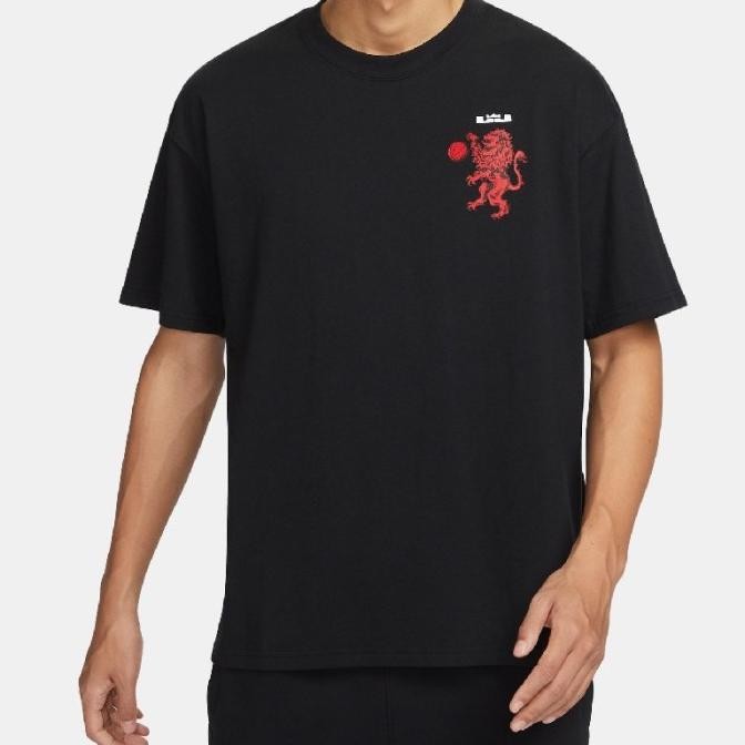 Baju Basket Nike Lebron Max90 Tee Black Original Fn0806-010 Co