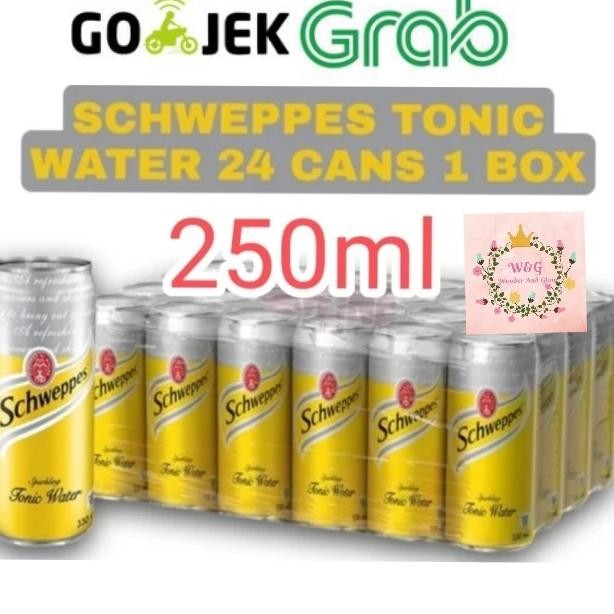 BEST SELLER TONIC WATER SCHWEPPES / SCHWEPPES TONIC WATER 330ML 24PCS