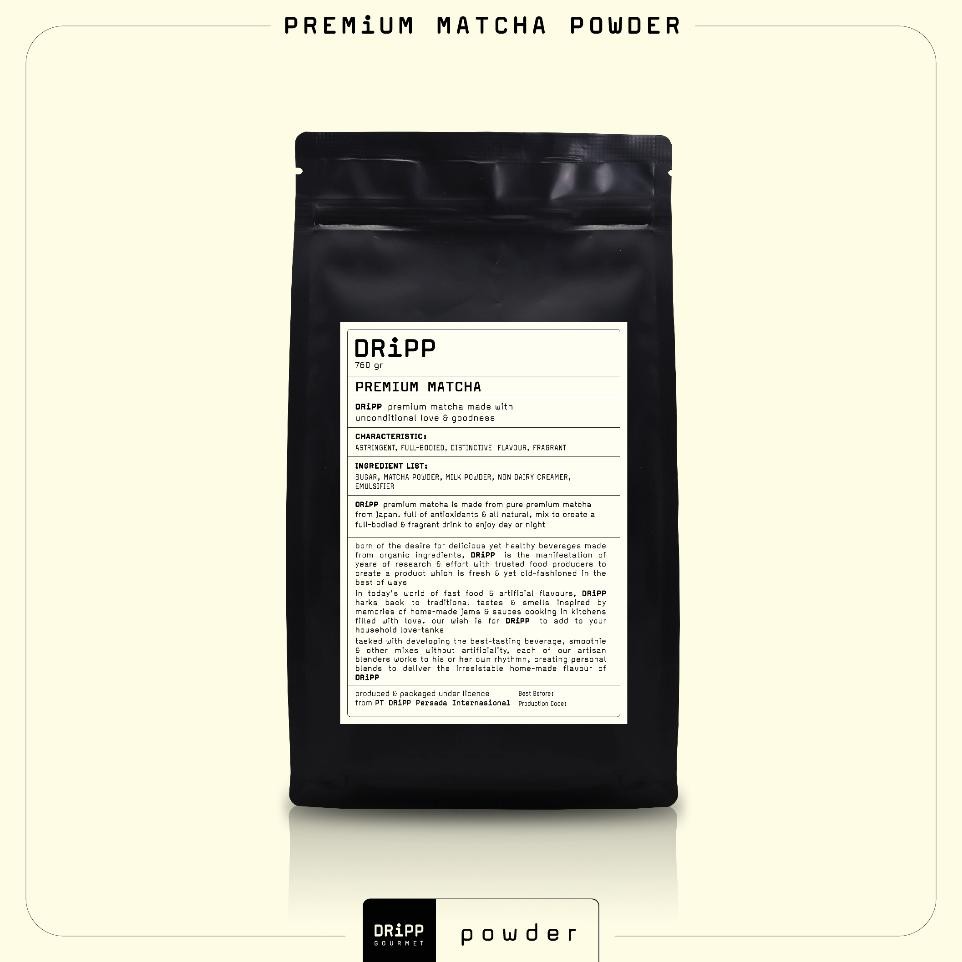 

Dripp Powder Matcha Peraa Numan Berbentu Bubu Untu Horeca