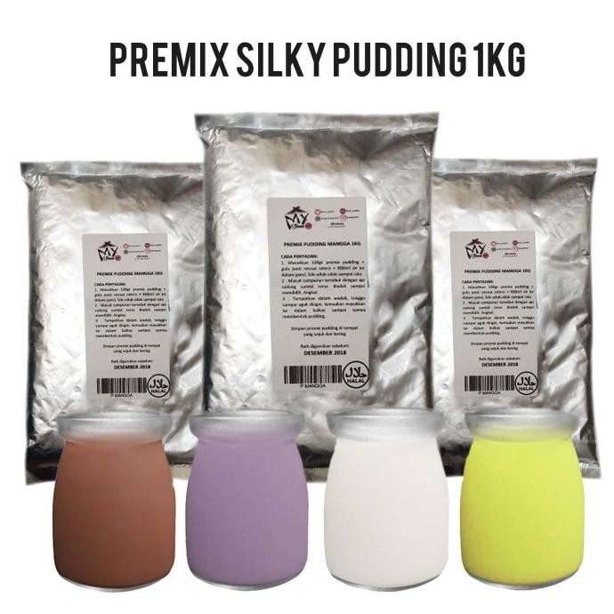 (Good) PREMIX SILKY PUDDING 1KG - BUBUK SOFT PUDDING - BUBUK SILKY PUDDING