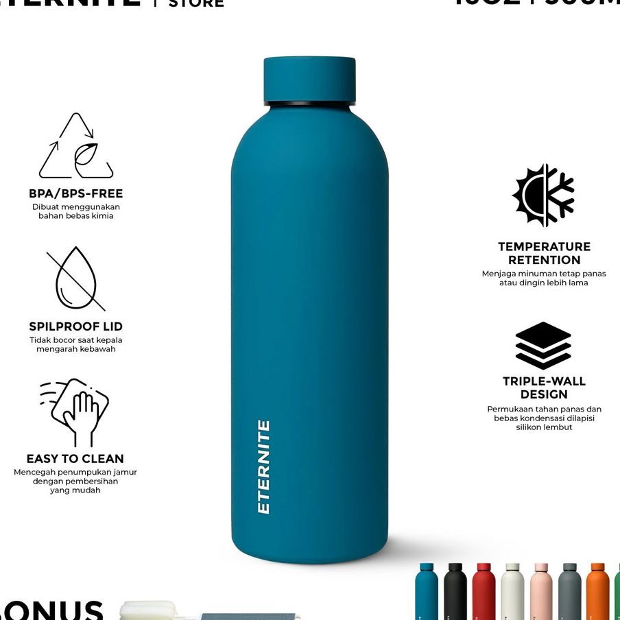 Eternite Botella 16Oz 24Hour Cold 24Hour Hot Inulated Water Bottle With Tainle Teel 304 Ml Tumbler B