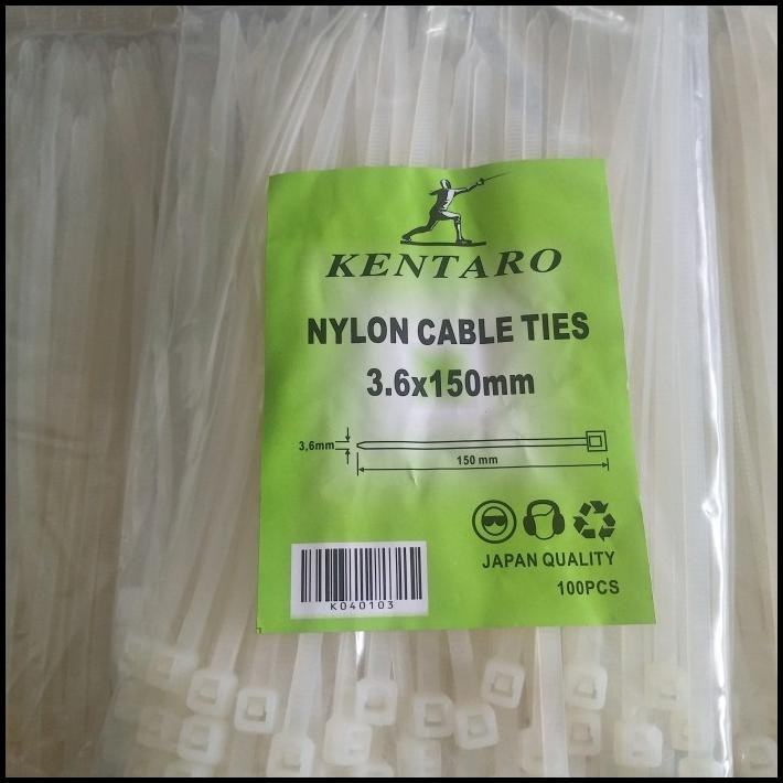 

Kabel Tis 15Cm 3.6X150 Kabel Ties Nylon Cable Ties 15Cm Tali Pengikat