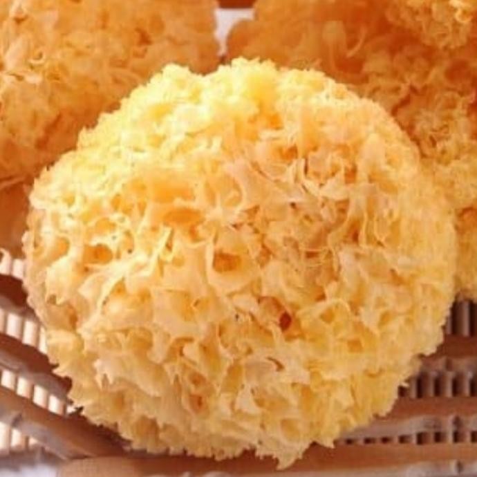 

Buruan beli] 50gr White Fungus (LEMBUT) /Jamur Putih Salju/Bai Mu Er/ Pek Bokni