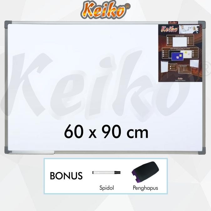 

NEW Papan Tulis Whiteboard Gantung Single Face Keiko 60 x 90 cm
