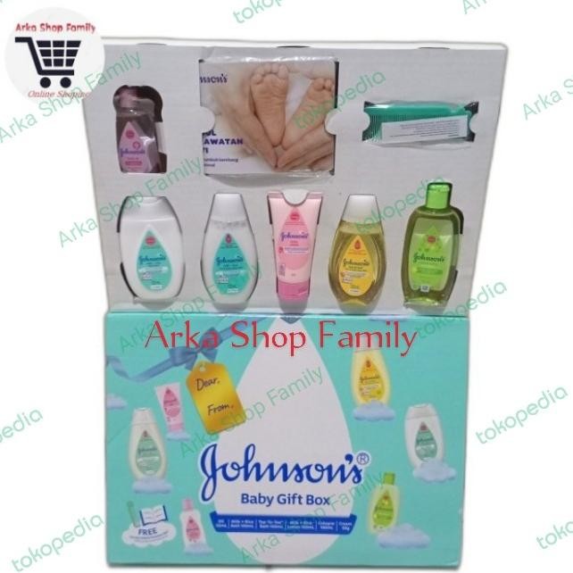 NEW JOHNSONS Baby Gift Box Set Paket Perlengkapan Bayi Hampers Johnson's