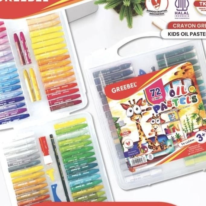 

Greebel Crayon 72 Warna / Oil Pastel Greebel 72 Warna