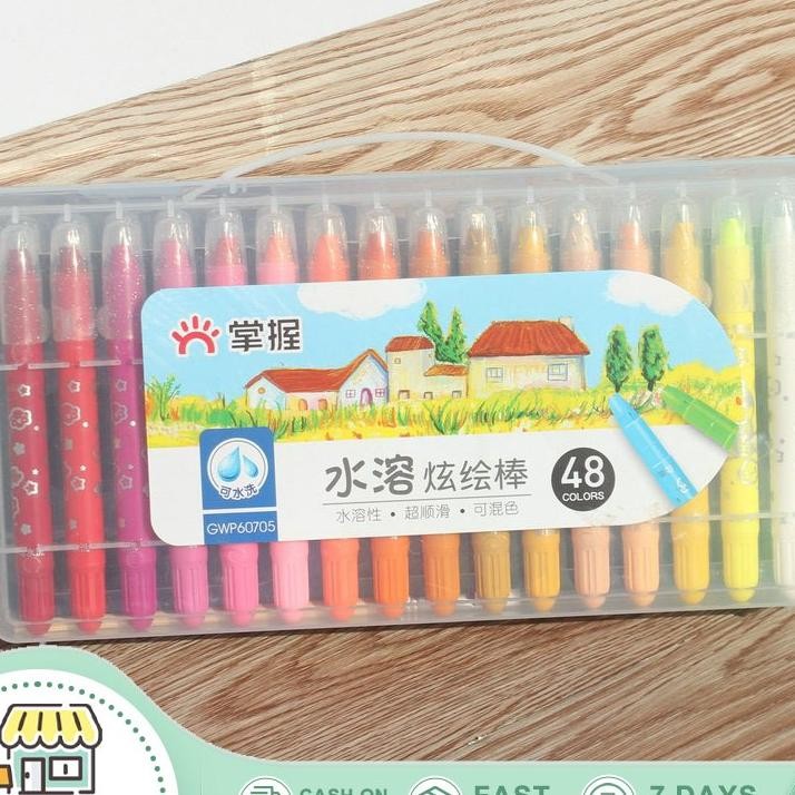 

Crayon Grasp / Crayon Grasp Mata Sedang / Silky Crayon / Water Soluble Crayon / Krayon Warna