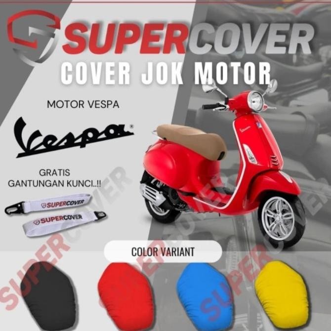 Cover Jok Motor/Sarung Jok Motor/Kulit Jok Vespa Premium Super Cover Baru