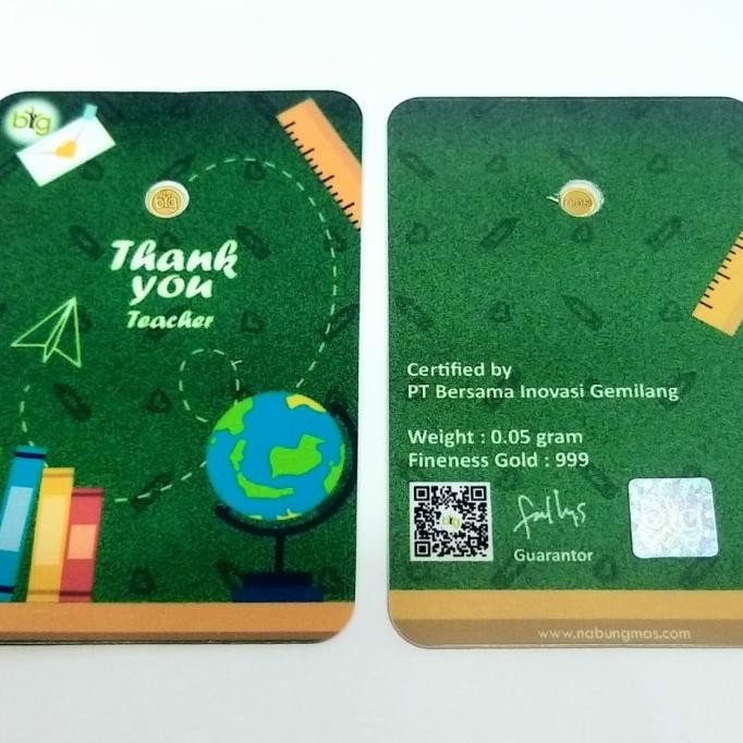 

Baru Gift Series Big Pvc Executive Thankyou Teacher 0.05 Gr / Lm Mini Premium