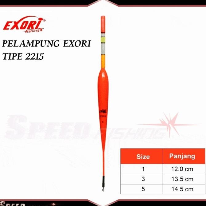 (Promo) Pelampung Pancing Exori 2215 2216 Kumbul Float Bestseller