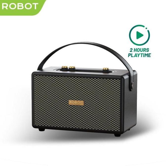 ROBOT SPEAKER BLUETOOTH NEW RB80 SPEAKER RETRO BLUETOOTH 5.3 ORIGINAL - GARANSI 1 TAHUN [BISA COD]SP