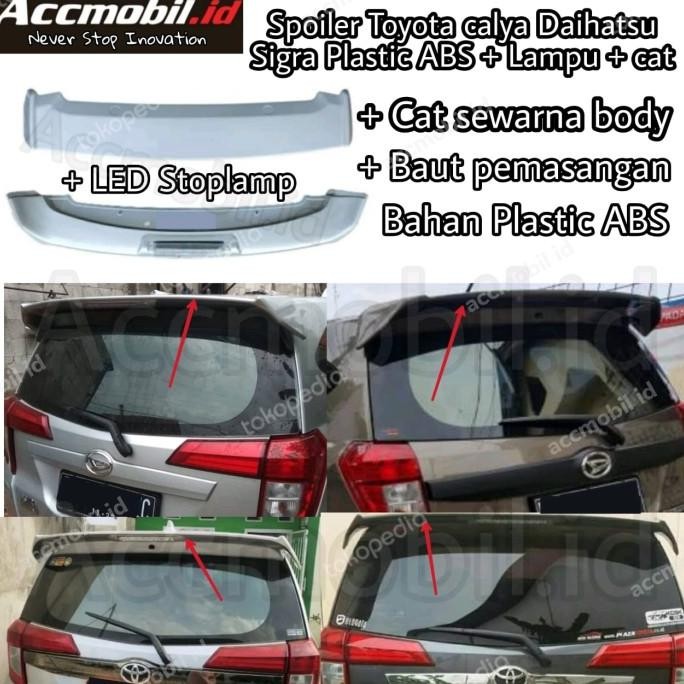 Spoiler Toyota Calya Daihatsu Sigra