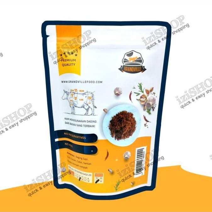 

(Good) Abon Sapi Renyah Crunchy GRANDVILLE