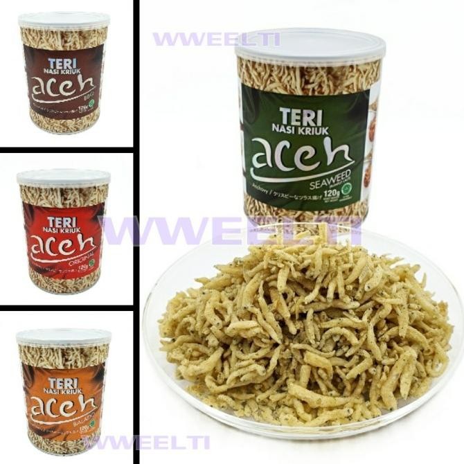 

(Good) Teri Nasi Kriuk Aceh Teri Medan Crispy Siap Makan 120gr