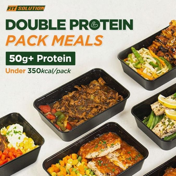 

(Good) DOUBLE PROTEIN Black Pepper Leam Beef/Chicken (53Gr Protein) Diet Meal