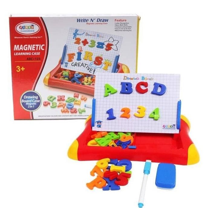 

Promo Papan Tulis Magnet 2in1 / Magnetic Learning Case COD