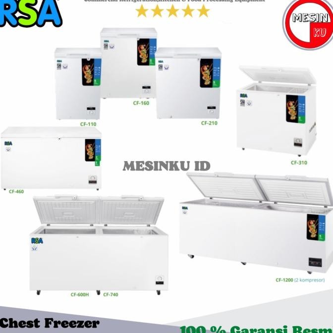NEW Chest Freezer RSA Freezer Box Freezer Mini Garansi Resmi All Varian
