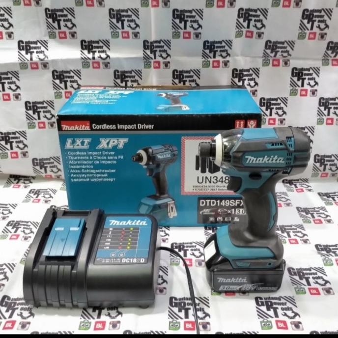 Mesin Impact Driver Baterai Cordless 18V Makita DTD149 DTD 149 Unit Baru/segel - Garansi Resmi