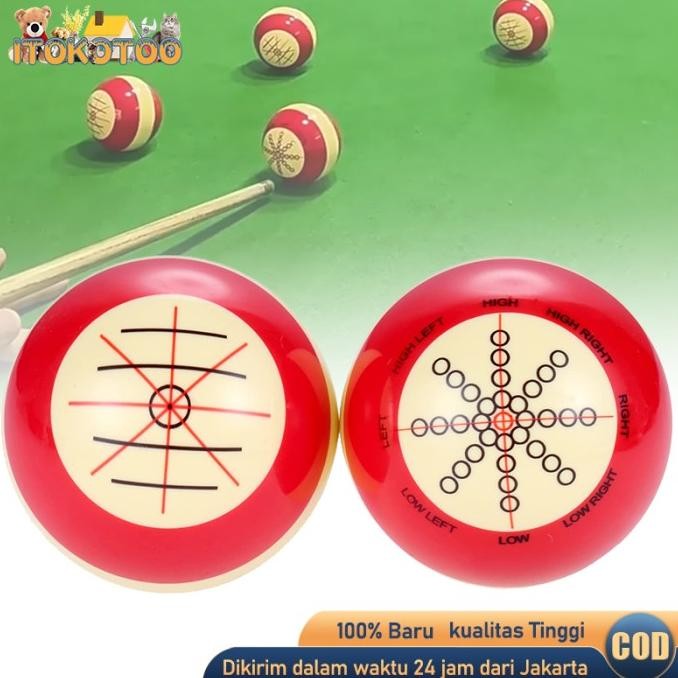 Murah Training Cue Ball / Bola Latihan Billiard / Cue Ball Billiard Non COD