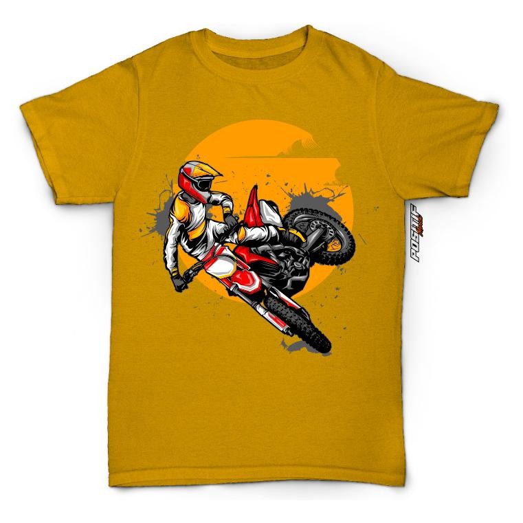 Kaos Anak Laki Perempuan Motor Cross Positif Merch Promo
