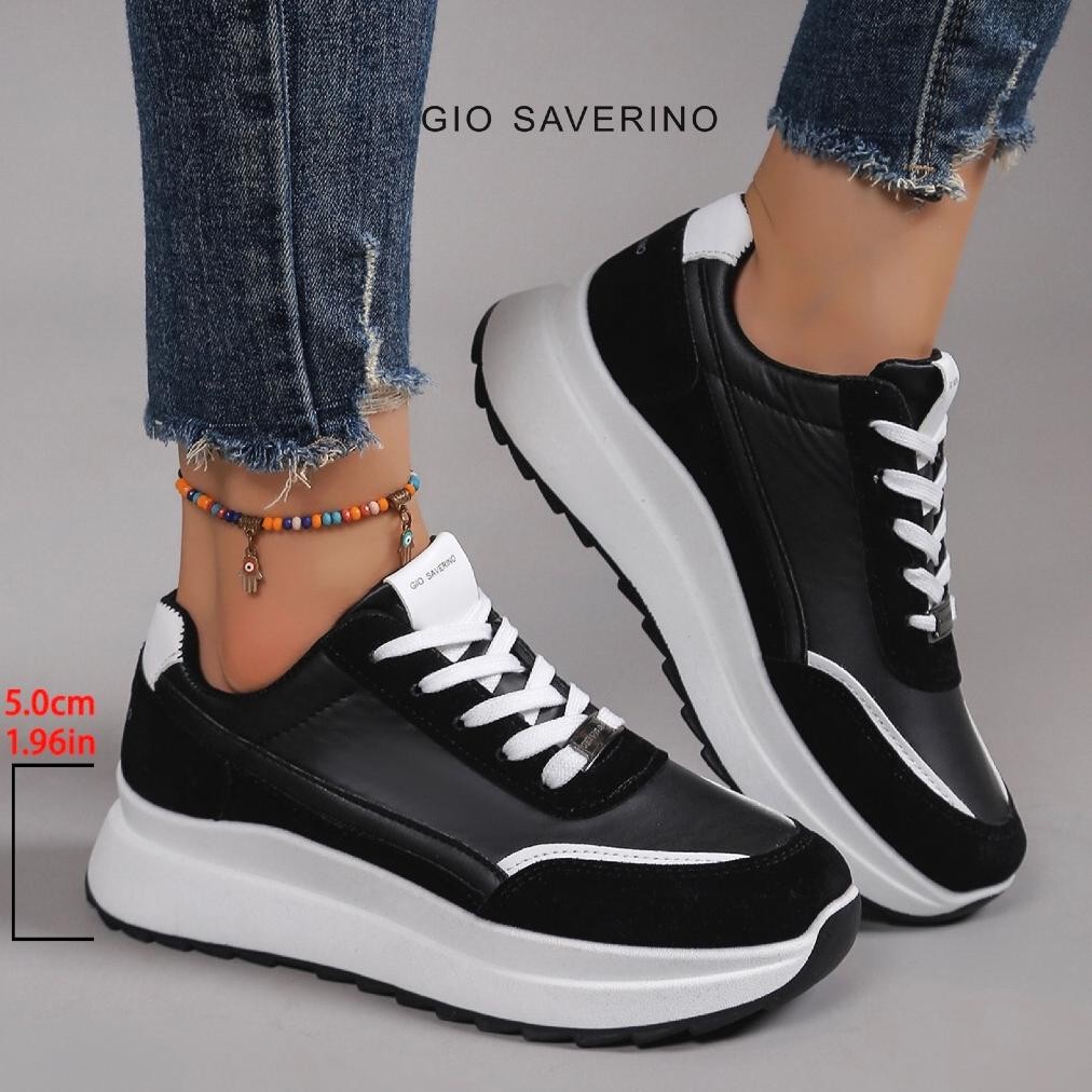 Gio Saverino Sepatu Sneakers Wanita Korea Keisha