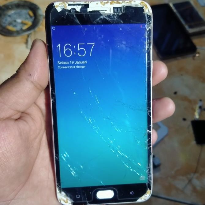 hp Oppo A59s ram 4 Minus touchscreen retak sentuh eror yg lain normal SAMD