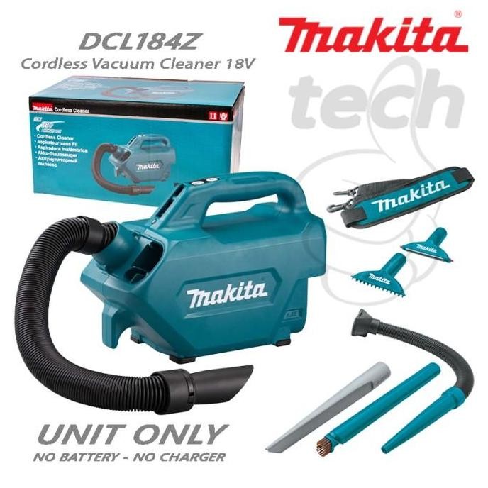 Mesin Penyedot Debu Baterai Cordless Vacuum Cleaner Makita DCL184Z DCL184 Z - Unit Only Unit Baru/se