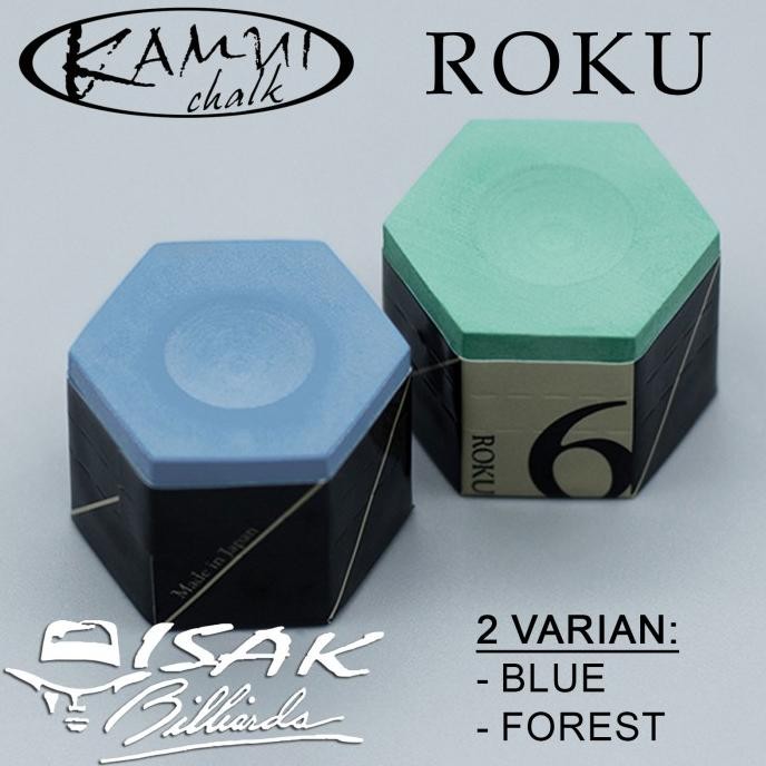 

Kamui Chalk - Roku Japan Chalks Kapur Biliar Billiard Bilyard Ori Asli