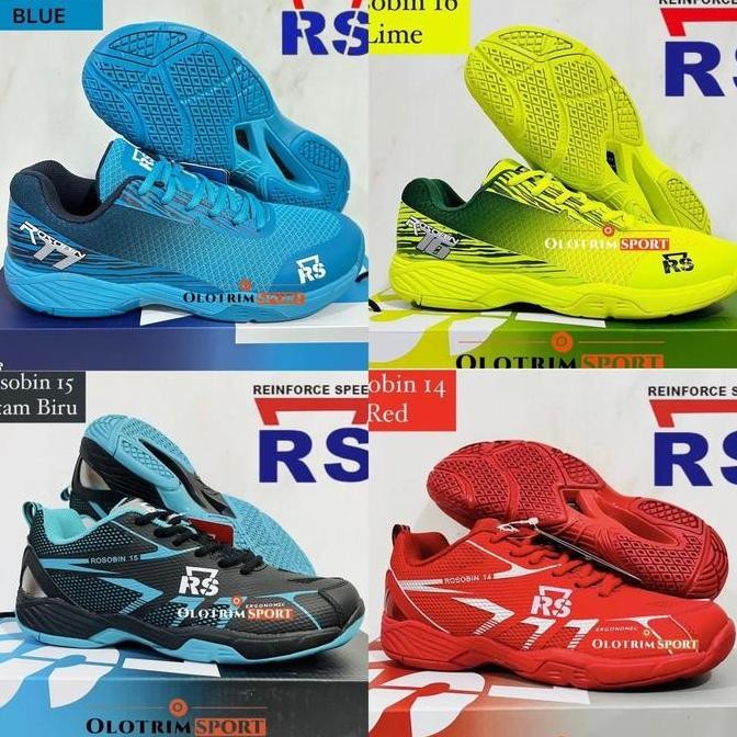 NEW Sepatu Badminton RS Rosobin  11 12 14 15 16 17 18 Original