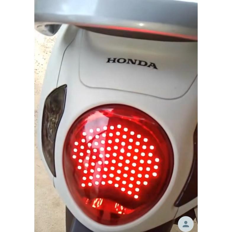 Lampu Rem Stoplamp Running Scoopy New 2020 2021 2022 2023 8 Mode Otomatis