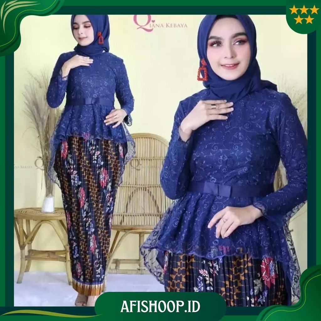 Rr Setelan Kebaya Aurora Pita//Set Kebaya Pinguin//Setelan Kebaya Modern Kekinian Terlaris//Kebaya W