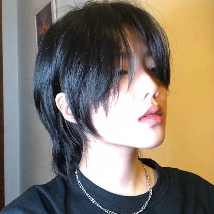 Wig Wolfcut Wig Rambut Pendek Wanita Wig Daily Wig Wanita Full Kepala Wig Pria Wig Rambut Pendek Jep