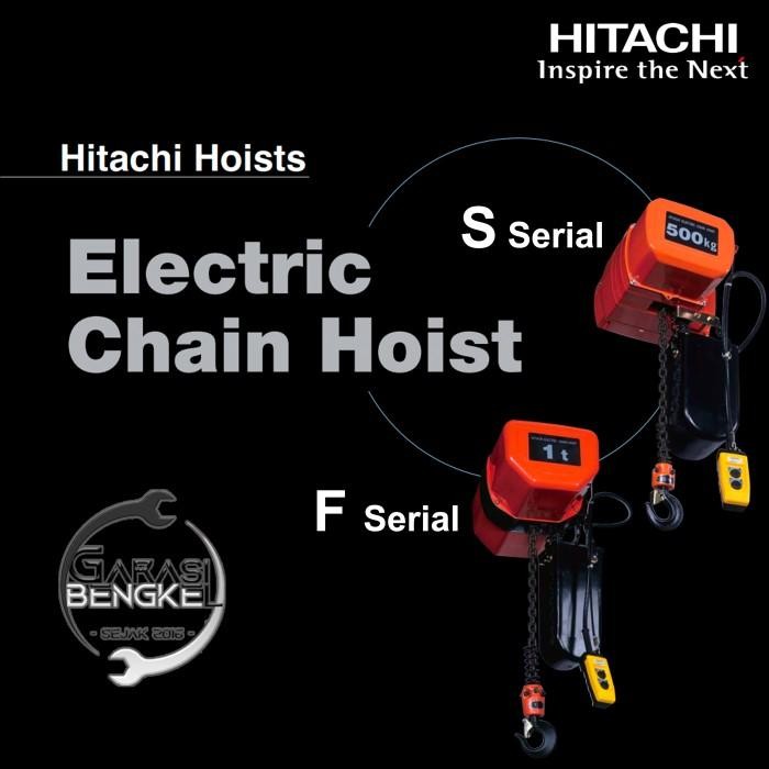 Hitachi 1SH Electric Chain Hoist 1 Ton 6 Meter