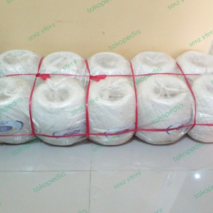 

TALI RAFIA MERK DOLLAR WARNA PUTIH ISI 1KG