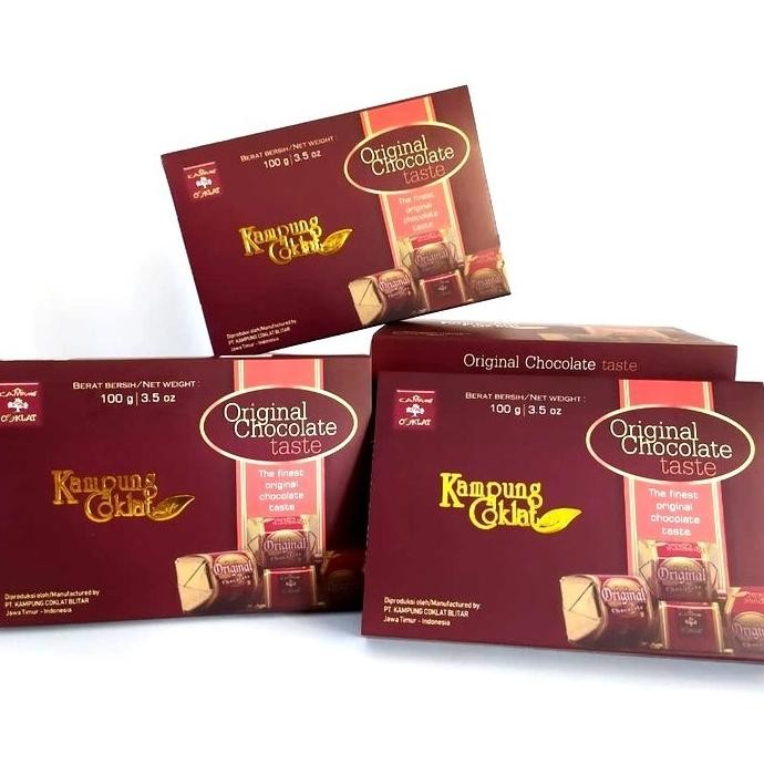 

(Good) Original CHOCOLATE cubes - boks 100.g GuSant (Kampung Coklat Blitar)