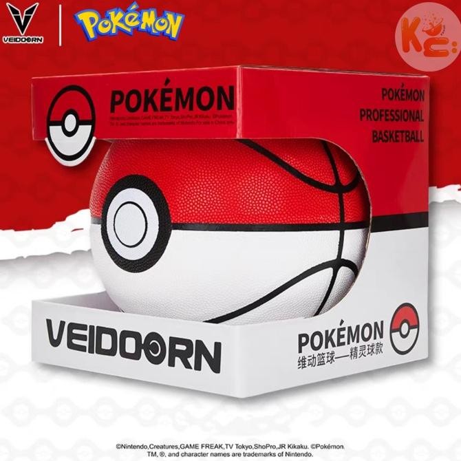 Veidorn Bola Basket Original Nintendo Poke Ball Pu Leather Size 7 Co