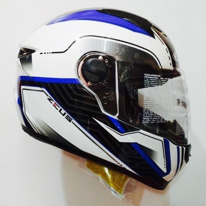 Sale Zeus 811 White Blue Black Putih Biru Hitam Al16 Helm Full Face M L Xl